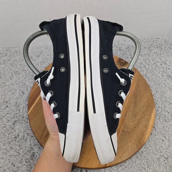 Converse Womesn 8 CTAS All Star Shoreline Slip Ox Black White Y2K Casual Sneaker - Picture 7 of 11